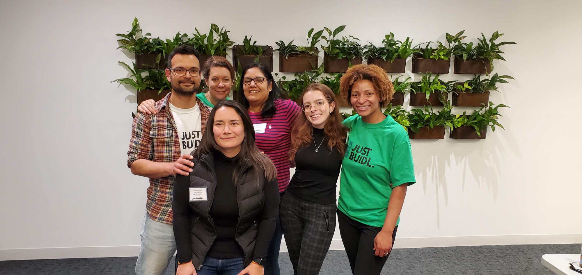 BuidlBoston 2019 team group photo — JUST BUIDL