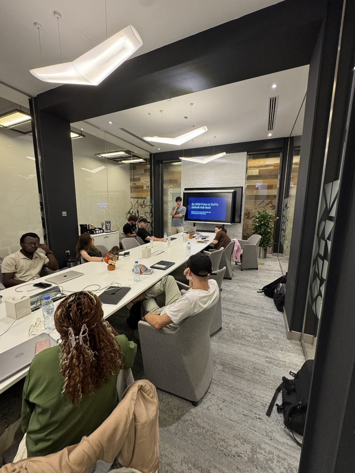 Protocol Labs Founders Forge presentation in conference room