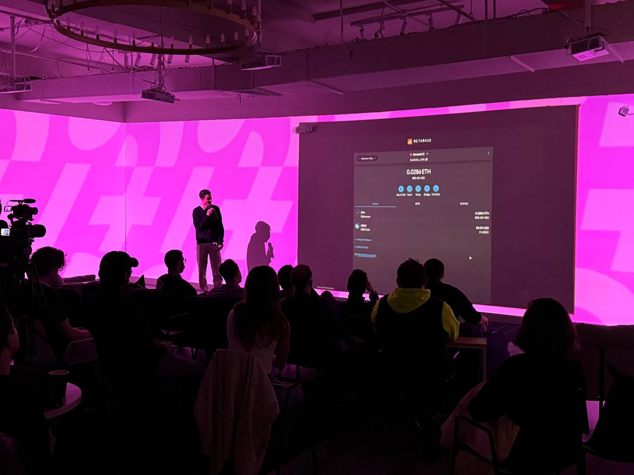 Consensys Fellowship Demo Day stage Brooklyn