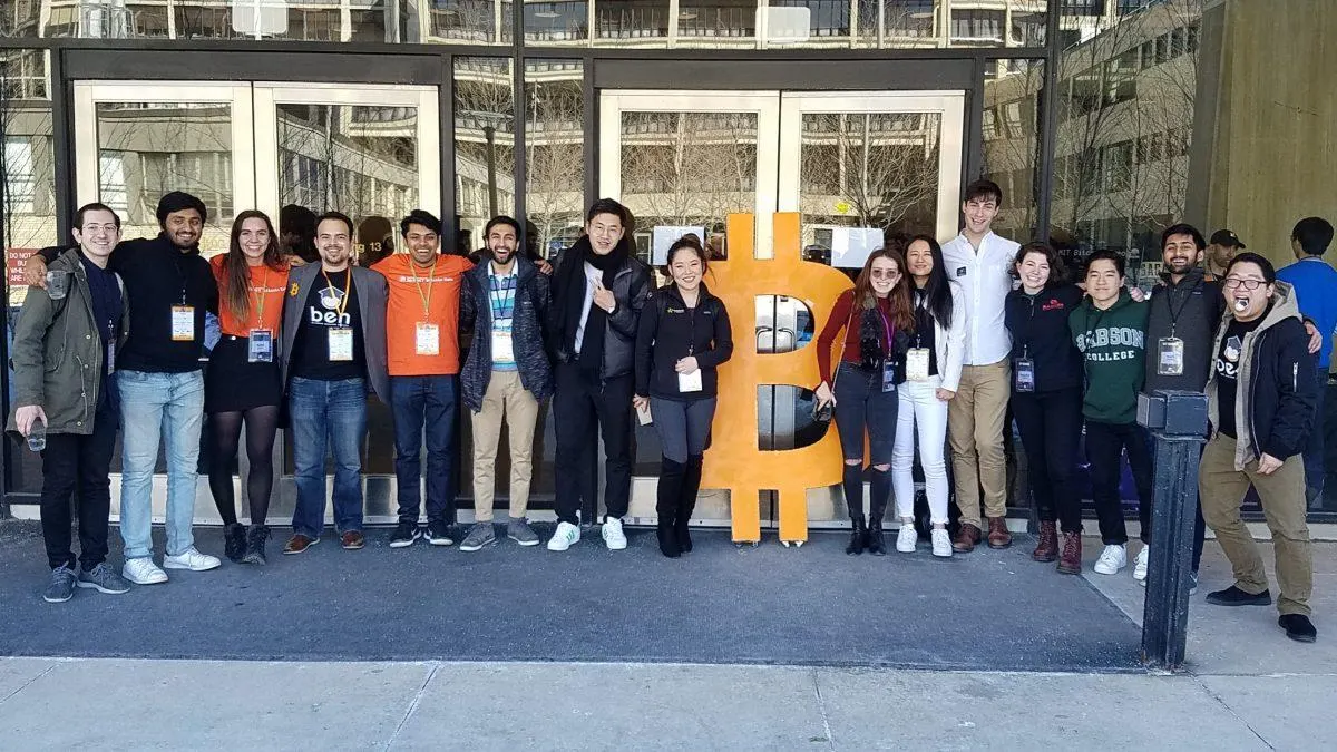 BEN team at a major Web3 event